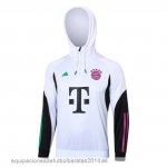 Nuevo Chaqueta Con Capucha Bayern Munich 23/24 Blanco Negro Baratas Nuevo Chaqueta Con Capucha Bayern Munich 23/24 Blanco Negro Baratas