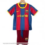 Nuevo 1ª Conjunto De Niños Barcelona Retro 2010 2011 Rojo Azul Baratas