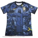 Nuevo Tailandia Especial Camiseta Brasil 2024 Azul Marino Baratas