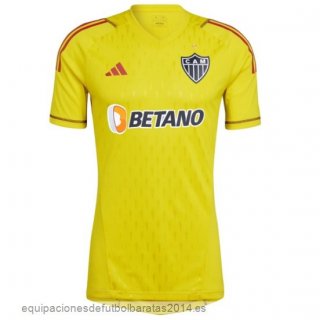 Nuevo Tailandia Portero Camiseta Atletico Mineiro 23/24 Amarillo Baratas