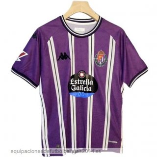 Nuevo Tailandia 1ª Camiseta Real Valladolid 24/25 Blanco Purpura Baratas