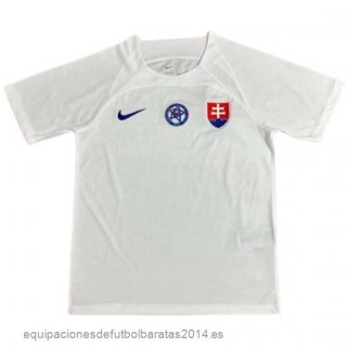 Nuevo Tailandia 2ª Camiseta Eslovaquia 2024 Blanco Baratas