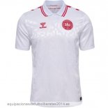 Nuevo Tailandia 2ª Camiseta Dinamarca 2024 Blanco Baratas