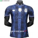 Nuevo Especial Jugadores Camiseta Argentina 2026 Purpura I Azul Baratas
