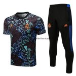 Nuevo Entrenamiento Conjunto Completo Real Madrid 22/23 Negro I Verde Baratas