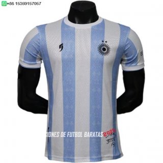 Nuevo Especial Jugadores Camiseta Argentina 2026 Azul II Blanco Baratas