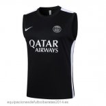 Nuevo Entrenamiento Sin Mangas Paris Saint Germain 23/24 Negro Blanco Baratas