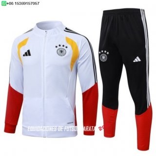 Nuevo Conjunto Completo Ropa Deportiva Con Cremallera Larga Niños Alemania 2026 Blanco Rojo Amarillo Baratas