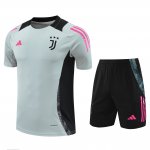 Nuevo Entrenamiento Conjunto Completo Juventus 24/25 Gris Negro Baratas Nuevo Entrenamiento Conjunto Completo Juventus 24/25 Gris Negro Baratas