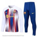 Nuevo Conjunto Completo Sudadera Entrenamiento Niños Barcelona 23/24 Blanco Rojo Azul Baratas