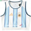 Nuevo 1ª Camiseta Sin Mangas Mujer Argentina 2026 Azul I Blanco Baratas