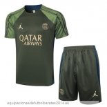 Nuevo Entrenamiento Conjunto Completo Paris Saint Germain 24/25 Verde Baratas