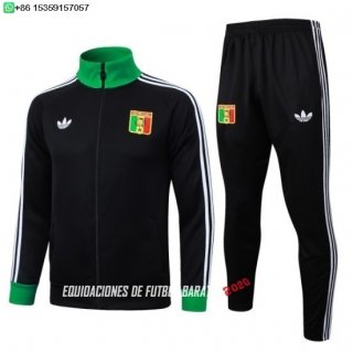 Nuevo Conjunto Completo Ropa Deportiva Con Cremallera Larga Senegal 2026 Negro Baratas