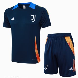 Nuevo Entrenamiento Conjunto Completo Juventus 24/25 Azul Marino Baratas