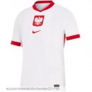 Nuevo Tailandia 1ª Camiseta Polonia 2024 Blanco Baratas