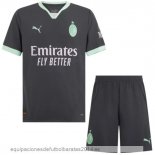 Nuevo 3ª Conjunto De Niños AC Milan 24/25 Negro Baratas