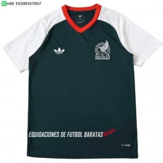 Nuevo Tailandia Especial Camiseta Mexico 2026 Verde I Blanco Baratas