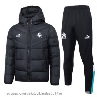 Nuevo Conjunto Completo Chaqueta De Algodón Marsella 23/24 Negro Baratas