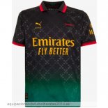 Nuevo Tailandia 4ª Camiseta AC Milan 24/25 Negro Verde Baratas