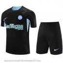 Nuevo Entrenamiento Conjunto Completo Inter Milan 23/24 Negro I Azul Baratas