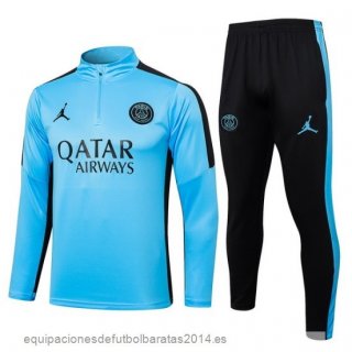 Nuevo Conjunto Completo Sudadera Entrenamiento Paris Saint Germain 23/24 Azul II Negro Baratas