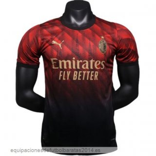 Nuevo Especial Jugadores Camiseta AC Milan 24/25 Rojo I Negro Baratas