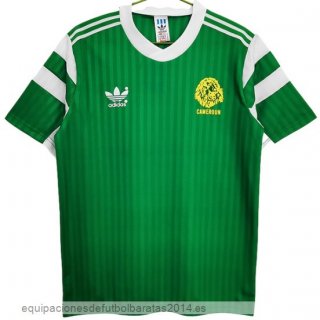 Nuevo 1ª Camiseta Camerún Retro 1990 Verde Baratas