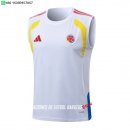 Nuevo Entrenamiento Sin Mangas Colombia 2026 Blanco Amarillo Baratas