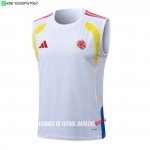 Nuevo Entrenamiento Sin Mangas Colombia 2026 Blanco Amarillo Baratas Nuevo Entrenamiento Sin Mangas Colombia 2026 Blanco Amarillo Baratas
