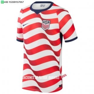 Nuevo Tailandia 1ª Camiseta Estados Unidos 2026 Rojo Blanco Baratas