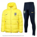 Nuevo Conjunto Completo Chaqueta De Algodón Brasil 2023 Amarillo Negro Baratas