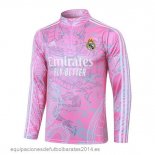 Nuevo Ropa Deportiva Con Cremallera Larga Real Madrid 23/24 Rosa Blanco Baratas