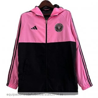 Nuevo Rompevientos Bayern Munich 23/24 Rosa Negro Baratas