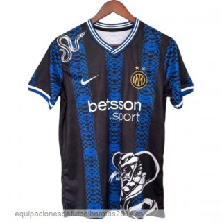 Tailandia Especial Camiseta Inter Milán 24/25 Azul Negro Baratas