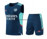 Nuevo Entrenamiento Sin Mangas Conjunto Completo Arsenal 22/23 Azul Verde Baratas