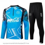 Conjunto Completo Sudadera Entrenamiento Napoli 24/25 Azul Negro Baratas