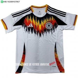 Nuevo Tailandia Especial Camiseta Alemania 2026 Blanco Negro Amarillo Baratas