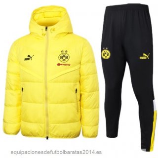 Nuevo Conjunto Completo Chaqueta De Algodón Borussia Dortmund 23/24 Amarillo Negro Baratas