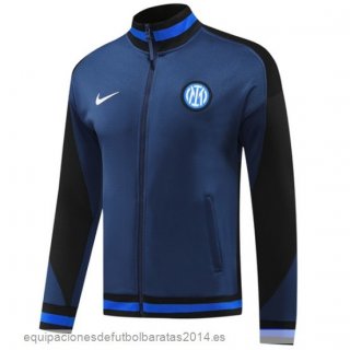 Nuevo Ropa Deportiva Con Cremallera Larga Inter Milan 24/25 Azul Negro Baratas