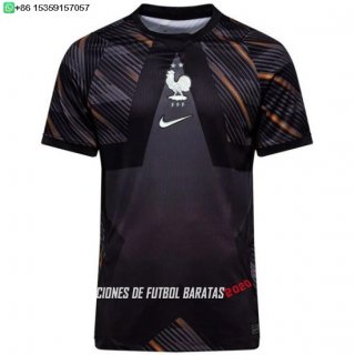 Nuevo Tailandia Portero Camiseta Francia 2026 Negro Baratas