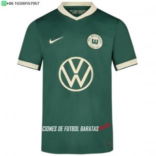 Nuevo Tailandia Especial Camiseta Wolfsburgo 25/26 Verde Baratas