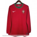 Nuevo 1ª Camiseta Manga Larga Portugal Retro 2012 Rojo Baratas