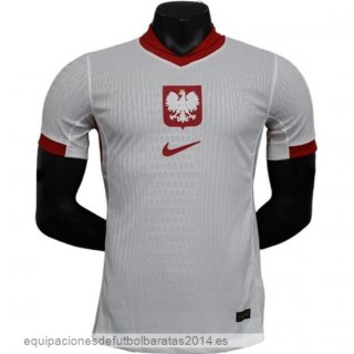 Nuevo 1ª Jugadores Camiseta Polonia 2024 Blanco Baratas