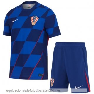 Nuevo 2ª Conjunto De Hombre Croacia 2024 Azul Baratas