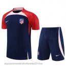 Nuevo Entrenamiento Conjunto Completo Niños Atletico Madrid 23/24 Azul Rojo Baratas