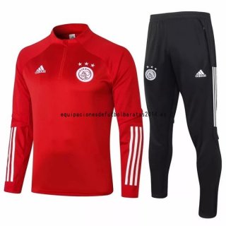 Nuevo Chandal Niños Ajax 2020 2021 Rojo Negro Baratas