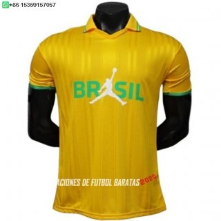 Nuevo Especial Jugadores Camiseta Brasil 2026 Amarillo Blanco Verde Baratas