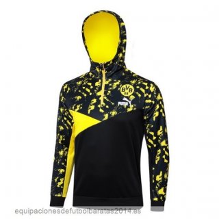 Nuevo Chaqueta Con Capucha Borussia Dortmund 23/24 Negro Amarillo Baratas