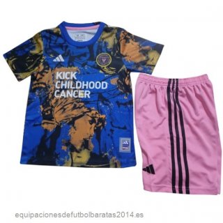 Nuevo Especial Conjunto De Niños Inter Miami 23/24 Azul Rosa Baratas