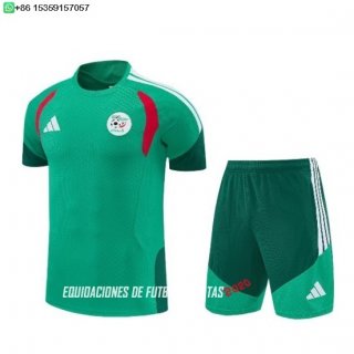 Nuevo Entrenamiento Conjunto Completo Argelia 2026 Verde Baratas
